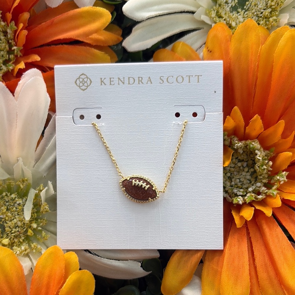 Kendra Scott Football Necklace